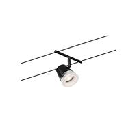 Paulmann WireDC Spot Cone Lampe pour suspension sur câble BT GU5.3 noir (mat), chrome