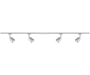 Paulmann Cover Système déclairage complet sur rail URail GU10 40 W LED chrome, chrome (mat)