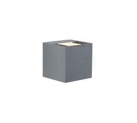 Paulmann 18000 Kit Spot en saillie spécial Cybo LED 2x3W, 230V, IP65, carré, 80x80mm, Gris, Alu