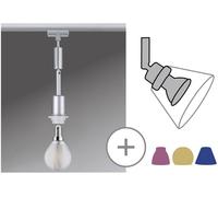 Paulmann Deco Pendel Luminaire à suspendre URail E14 chrome (mat)