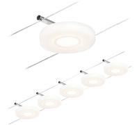 Paulmann DiscLED 94426 Système complet déclairage sur câble LED chrome (mat), chrome