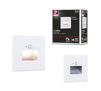 Paulmann Edge encastrés spécial mur carré LED 1x1,2W 230V Détecteur de proximité Blanc 93133