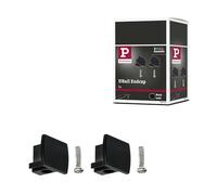 Paulmann Embout de fermeture URail 96961, Noir, 2 sources lumineuses, Plastique, Montage sur rail
