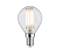 Paulmann Filament 230v LED en forme de goutte E14 4,8 W 2 700 K claire | Dimmable, 470 lm, une lumière qui ménage les yeux, pour douille E14, lumière homogène