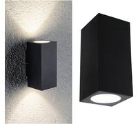 Paulmann Applique extérieure LED Flame 94328 – kit 2x2,8W IP44 3000K aluminium Anthracite