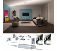 Paulmann Fonction Battant Rayures Set RGB 6m 26,5W 230/12V 48VA Blanc/Alu