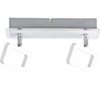 Paulmann Frame 66639 Plafonnier à spot LED 9 W blanc mat, chrome