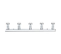 Paulmann - Galeria Regula - 99680 - Réglette Pour Luminaires - Max.5 X 4 0w - E14 - Chrome - 230v - Métal