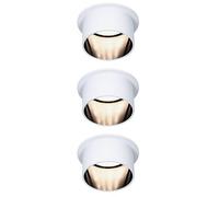 Paulmann Gil plafonnier 3x6 W blanc-noir 93377