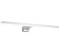 Paulmann Plafonnier LED Evie 78938 – éclairage miroir IP44 400 mm 8W 3000K chrome, plastique