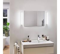 Paulmann Homespa Luno Applique Miroir Led, 40 Cm blanc, couleur aluminium