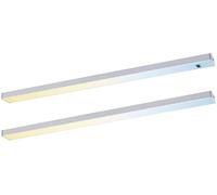 Paulmann Inline Set de base lampe LED pour montage sous un meuble LED 4 W blanc chaud chrome (mat)