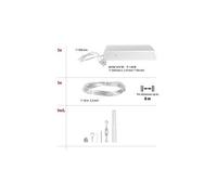 Paulmann - Kit De Base Wire System Chrome Mat - Gris Gris