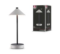 Paulmann Lamp à poser mobile Pellini down LED White dim 3W USBC Beige Cuir PU Métal 71176