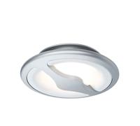 Paulmann Lampe Encastrable LED Premium-Line Side Chrome Mat 1 X 10W Chaude 3000K