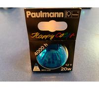 Paulmann Lampe Halogène GU5,3 20W Bleu 12V Kaltspiegellampe 38° 8833.249