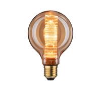 Paulmann LED Ampoule Vintage Globe G95 Motif Anneau 4W E27 Or Extra Warm 1800K