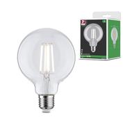 Paulmann LED Efficient-Line Globe E27, 4 W, 4 000 K, transparent | Amplitude d'énergie, 840 lm, une lumière qui ménage les yeux, durée de vie de 50 000 heures