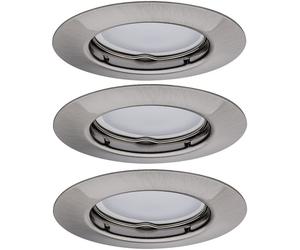 Paulmann LED spot encastré 3x4.5 W acier 93656