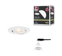 Paulmann LED Spots encastrés Nova GU10 Flat orientable 4,9W 550lm 230V 2700K blanc dépoli 92269