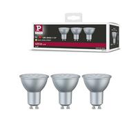 Paulmann Licht 28430 Pack de 3 LED Réflecteurs, 3x6,5W, GU10, 230 V, 2700K