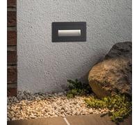 Paulmann Luminaire mural encastré 94383 – LED intégrée – Noir