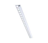 Paulmann LumiTiles 78411 Bande LED profilée avec diffuseur IP44 1 m en aluminium anodisé, protection contre les projections d'eau en aluminium
