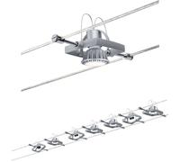 Système complet d'éclairage sur câble GU5.3 70 W LED Paulmann MacII 94152 chrome (mat)