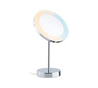 Paulmann Masua 71150 Miroir de Maquillage LED IP44 avec Interrupteur Blanc 55 LM 230 V 4 W Grossissement x3