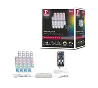 Paulmann MaxLED 1000 Cover kit de base 1,5 m RGBW | Kit complet avec rubans LED, controleur, télécommande, IP44, changement de couleurs RGBW, blanc chaud 3000K
