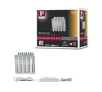 Paulmann MaxLED 1000 Kit de base 1,5 m Blanc chaud 18 W 2700 K Argent | KIT COMPLET - Kit complet prêt à l'emploi comprenant des rubans LED et un bloc d'alimentation