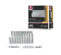 Paulmann MaxLED 1000 kit de base 3 m, blanc chaud 35 W, 2700 K, argent | KIT COMPLET - Kit complet prêt à l'emploi comprenant des rubans LED et un bloc d'alimentation