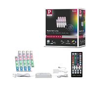 Paulmann MaxLED 500 Cover kit de base 1,5 m RGBW | Kit complet avec rubans LED, controleur et télécommande, IP44, changement de couleurs RGBW, autocollant