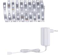 Paulmann 79856 LED MaxLED 250 kit de Base 3 m lumiÃšre du Jour IP20 INCL 1x24 Watts Strip Bande Lumineuse 6500 K, MatiÃšre Plastique, 12 W, Argent, Cavalier
