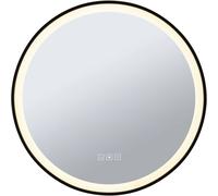 Paulmann - Mirra LED Illuminated Miroir IP44 Dim. Round Black/Mirror