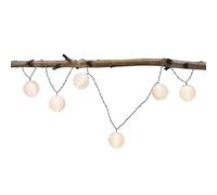 Paulmann Guirlande LED Mobile 7 lampions rechargeable IP44 3000K Blanc