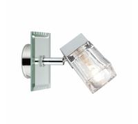 Paulmann MurPlafond Trabani IP44 Max. 20W G9 Chrome/Transparent 230V Métal/Vitre