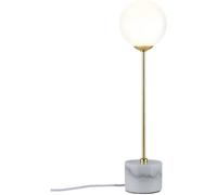 Paulmann Neordic Moa 79661 Lampe de table LED G9 10 W marbre, blanc, or