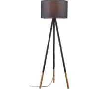 Paulmann Neordic Rurik 79633 Lampe sur pied LED E27 20 W gris, bois