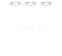 Paulmann Nova Plafonnier encastré LED aluminium tourné - lot de 3 - commutable , Vente d'entrepôt, neuf, emballage d'origine