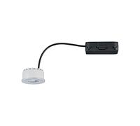 Paulmann Nova Plus 92471 Module LED encastrable rond en plastique satiné Blanc chaud 470 lm 51 mm 1 ampoule 6,3 W Intensité variable 2700 K 6,3 W