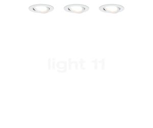 Paulmann Nova Plus Plafonnier encastré LED blanc mat - lot de 3 - ip23 Ce luminaire comporte des modules à LED prémontés de classes énergétiques A A