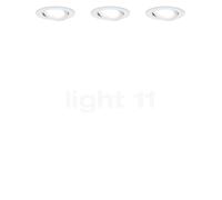 Paulmann Nova Plus Plafonnier encastré LED, blanc mat, Lot de 3, IP23 , Vente d'entrepôt, neuf, emballage d'origine Ce luminaire comporte des modules à LED prémontés de classes énergétiques A A++, A+, A