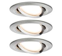 Paulmann Nova Spot Enc. Led Par 3 Inclinable, Fer fer brossé
