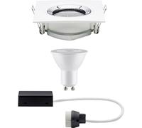 Paulmann Nova Spot encastrable pour salle de bains jeu LED GU10 7 W IP65 blanc mat, chrome