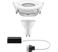 Paulmann Spot encastrable Nova – LED GU10 7 W, IP65, pour salle de bains, blanc mat