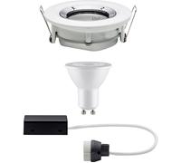 Paulmann Nova Spot encastrable pour salle de bains LED GU10 7 W IP65 blanc mat, chrome