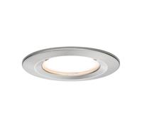Paulmann Nova Spot encastrable pour salle de bains LED LED 6 W IP44 fer (brossé)