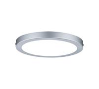Paulmann Panneau LED Atria 220 mm, 15 W, 4 000 K, chrome mat | ULTRAPLAT - L'encastrage est possible même avec une profondeur de la cavité réduite de seulement 20 mm