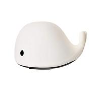 Paulmann Pauleen 48032 Night Whale Veilleuse Baleine Batterie Lampe LED pour Chambre d'enfant avec Changement Couleur, Silicone sans BPA, Blanc